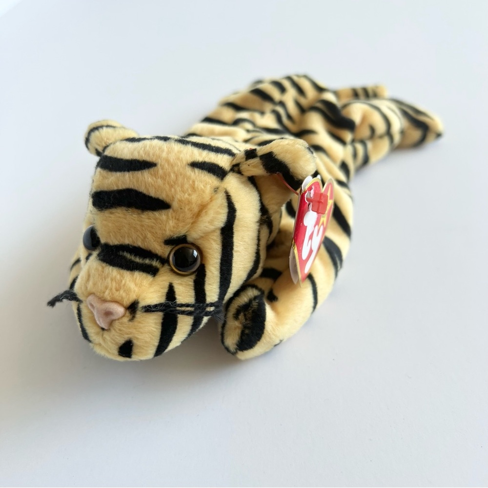 Beanie Babies Stripes‎ the Tiger 1995 Ty Vintage Plush